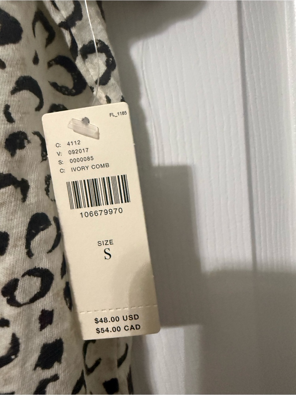 Anthropologie Pilcro NWT Bennie Cotton Slim Crew Neck Tee- S - Picture 4 of 7